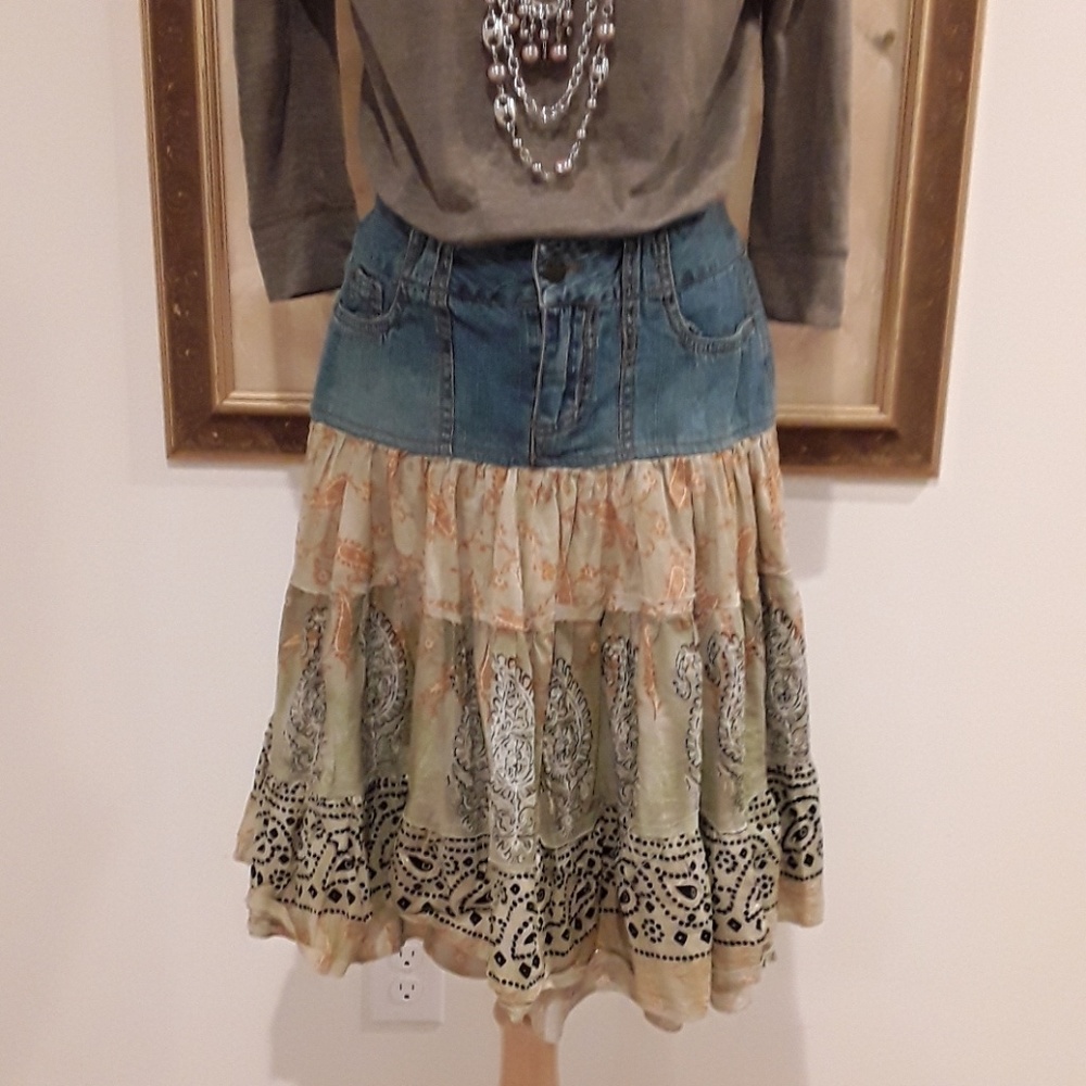 Bohemia/Gypsie Paisley Skirt